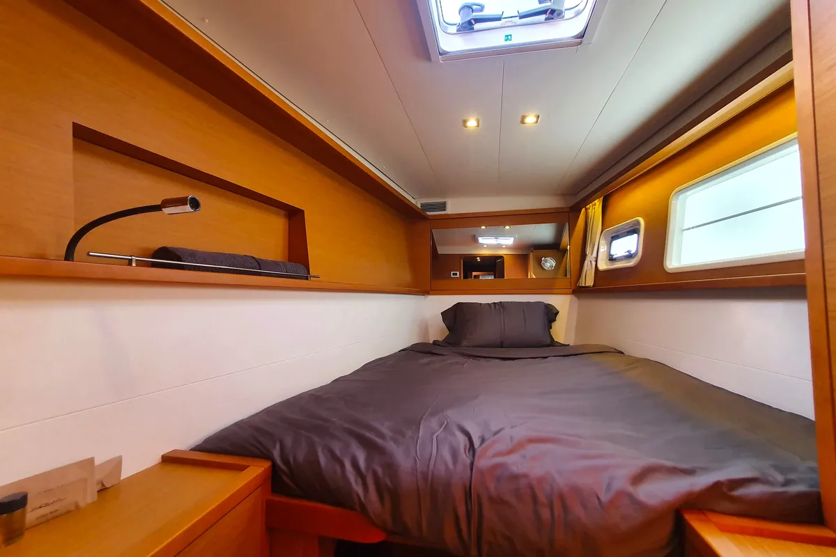 Cabin on ArMarg, a Lagoon 450 Fly catamaran at Baan Salak Phet, Thailand
