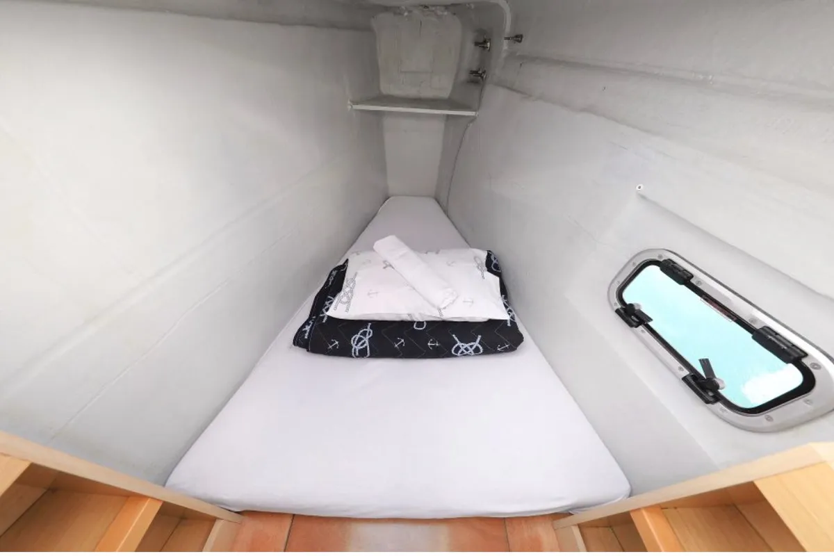 Cabin on ArMarg, a Lagoon 450 Fly catamaran at Baan Salak Phet, Thailand