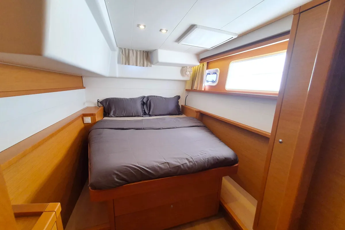 Cabin on ArMarg, a Lagoon 450 Fly catamaran at Baan Salak Phet, Thailand