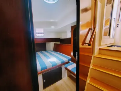 Cabin on Sampei, a Fountaine Pajot Lavezzi 40 catamaran at Izola, Slovenia