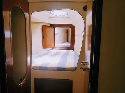 Cabin on Sampei, a Fountaine Pajot Lavezzi 40 catamaran at Izola, Slovenia