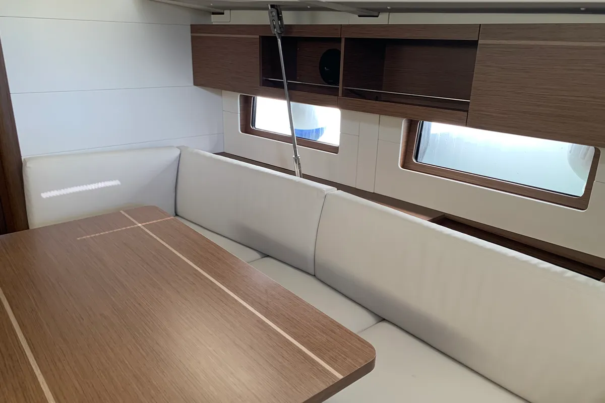 Salon of Amalthia, a Beneteau Oceanis 46.1 sailboat at Municipal Unit of Ellomenos, Greece