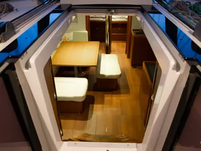 AEOLIS, a Beneteau Oceanis 48 sailboat at Athens, Greece