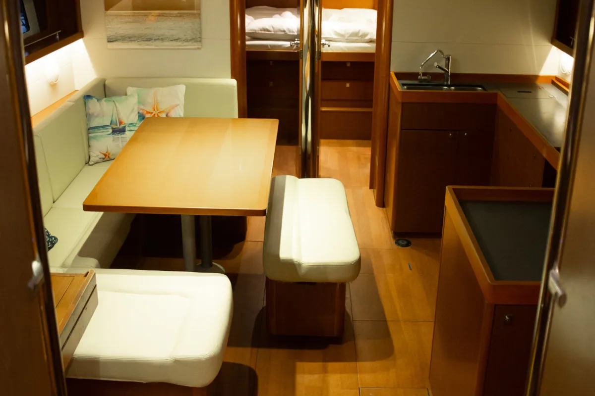 AEOLIS, a Beneteau Oceanis 48 sailboat at Athens, Greece
