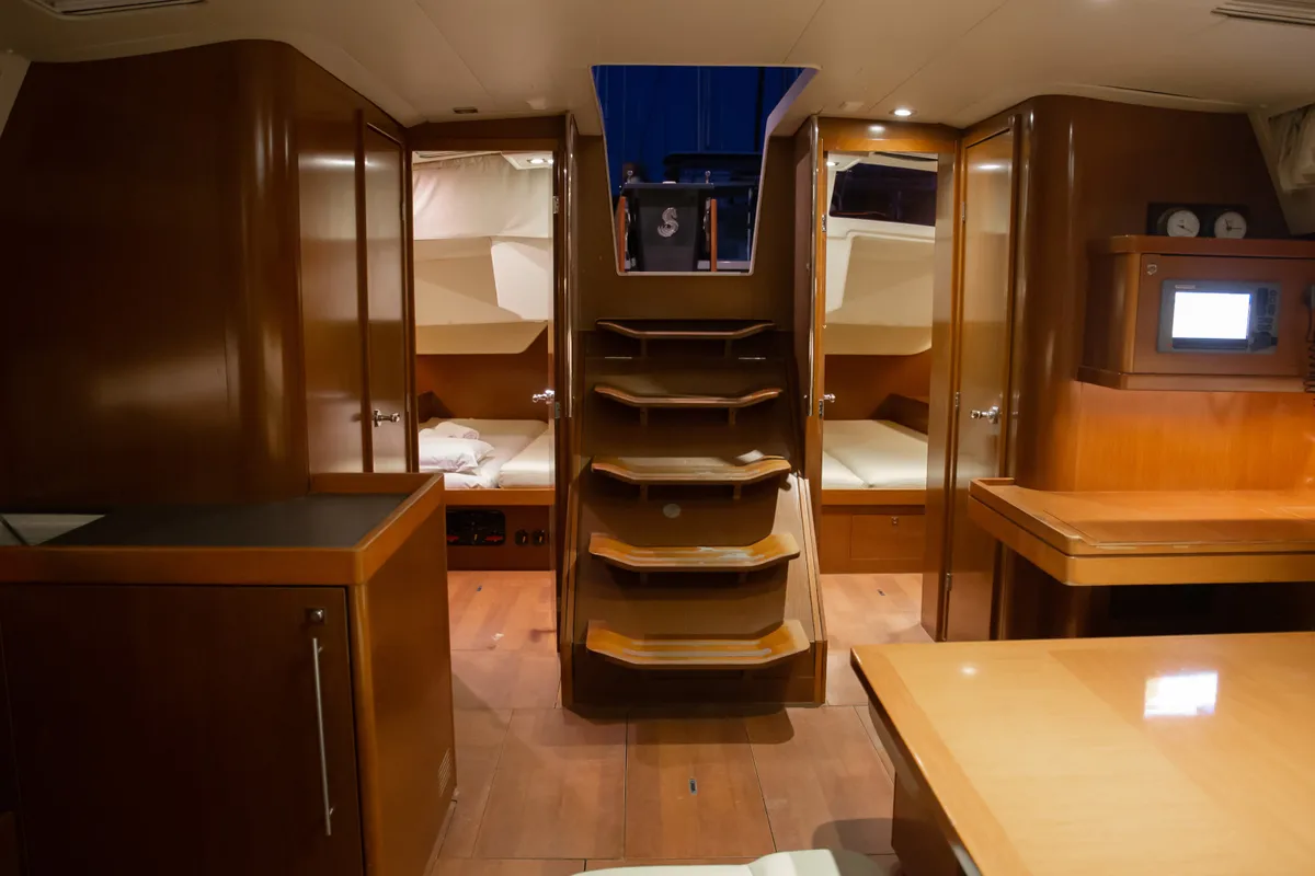 AEOLIS, a Beneteau Oceanis 48 sailboat at Athens, Greece