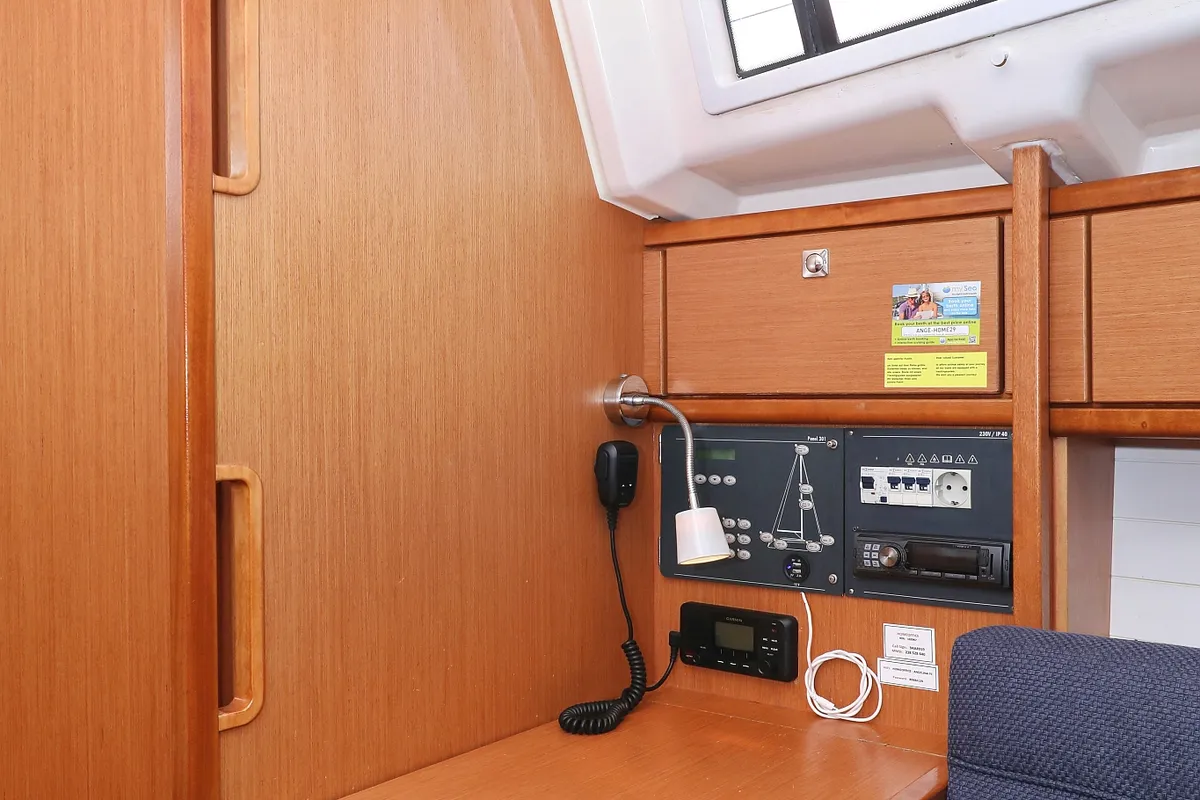 Head on Homeoffice, a Bavaria Cruiser 33 sailboat at Grad Vodice, Croatia