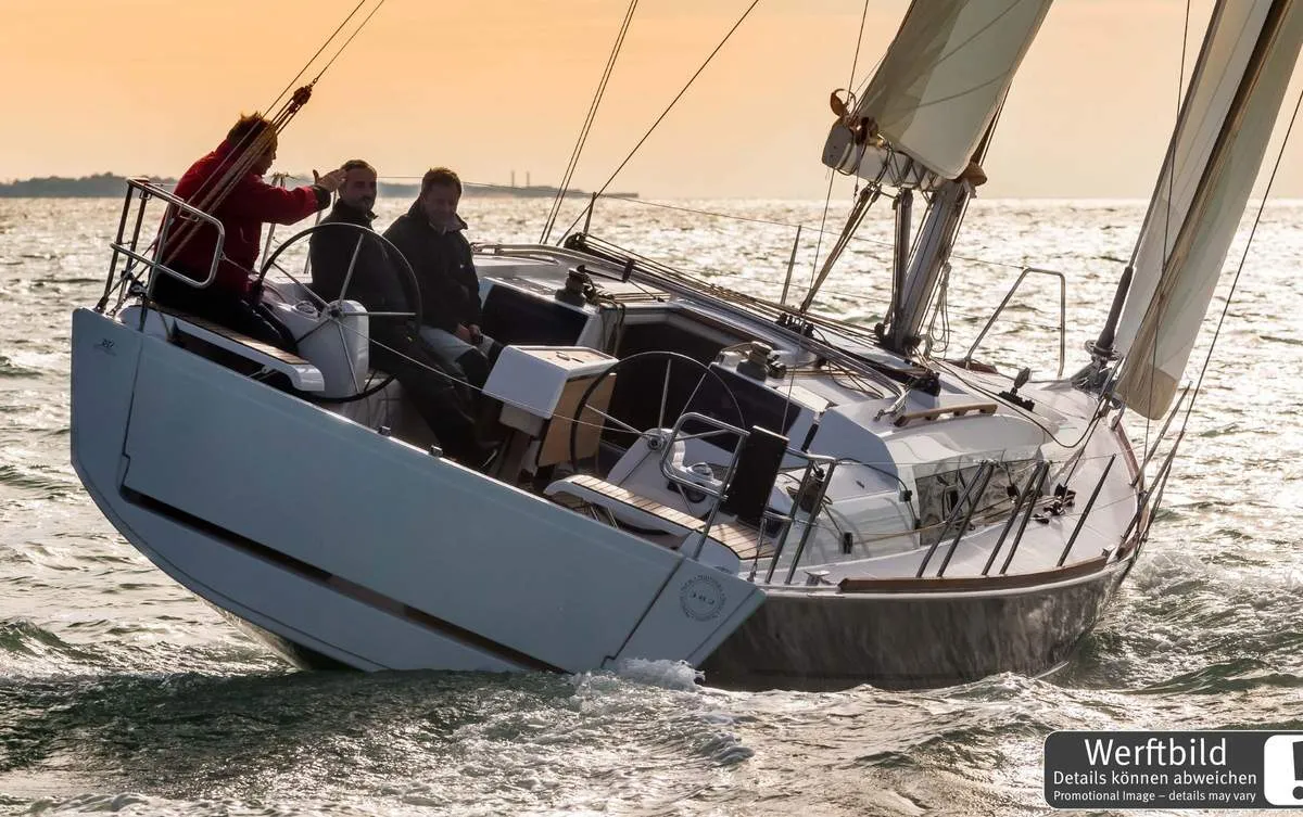 Freedom, a Dufour 382 GL sailboat at Barth, Germany