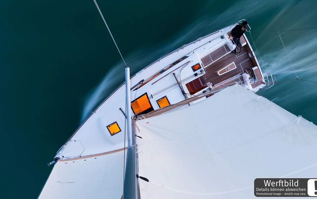 Freedom, a Dufour 382 GL sailboat at Barth, Germany