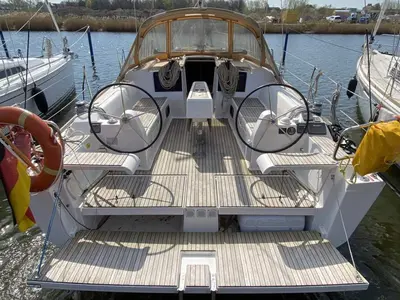 Freedom, a Dufour 382 GL sailboat at Barth, Germany