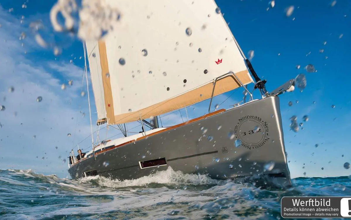 Freedom, a Dufour 382 GL sailboat at Barth, Germany