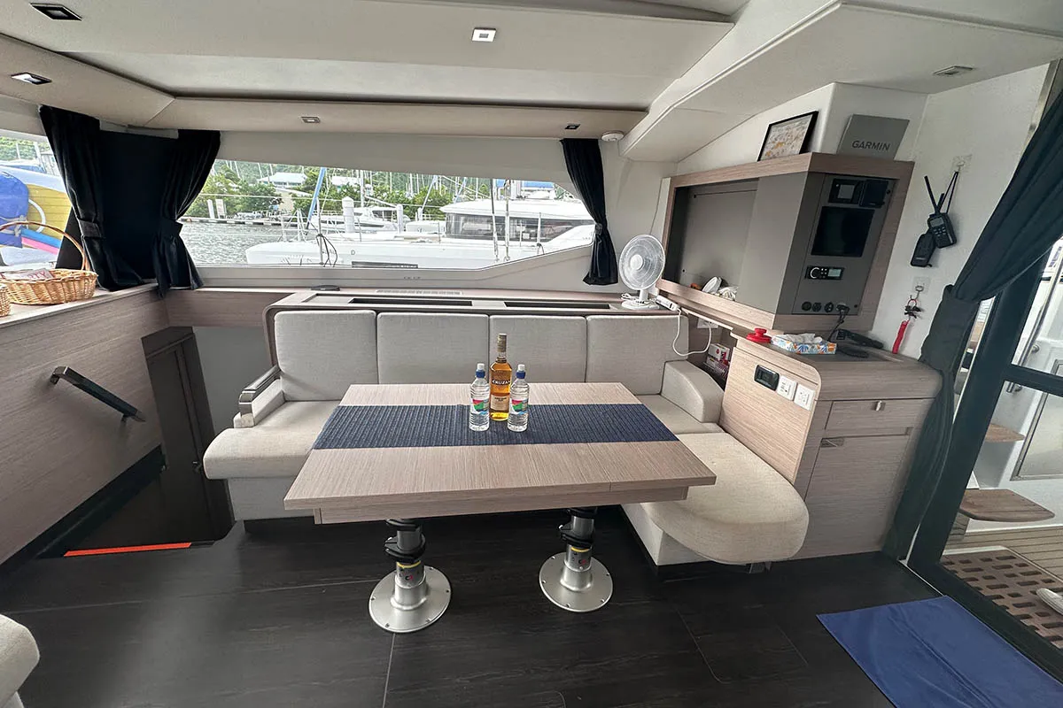 Endless Summer, a Fountaine Pajot Aura 51 catamaran at Road Town, British Virgin Islands