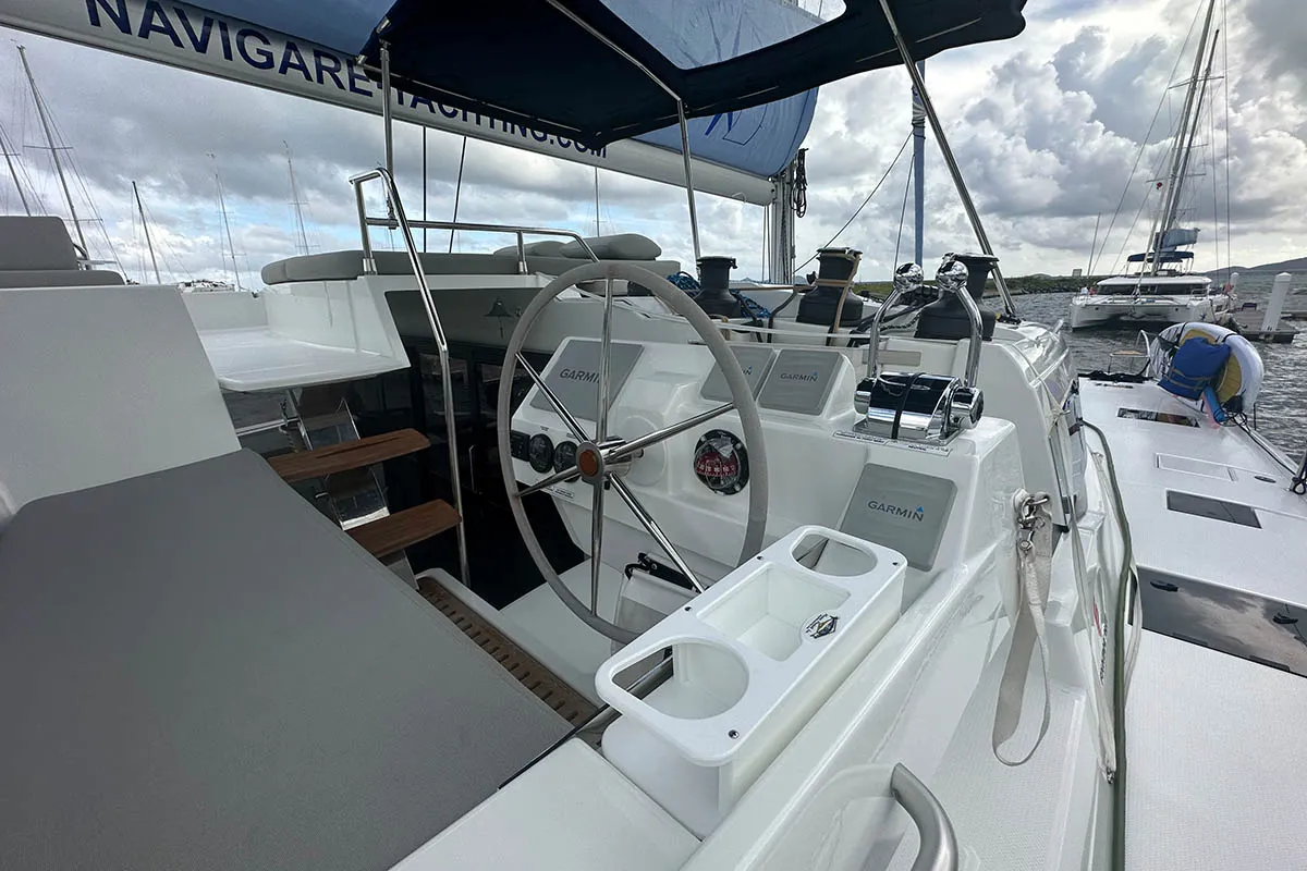 Endless Summer, a Fountaine Pajot Aura 51 catamaran at Road Town, British Virgin Islands