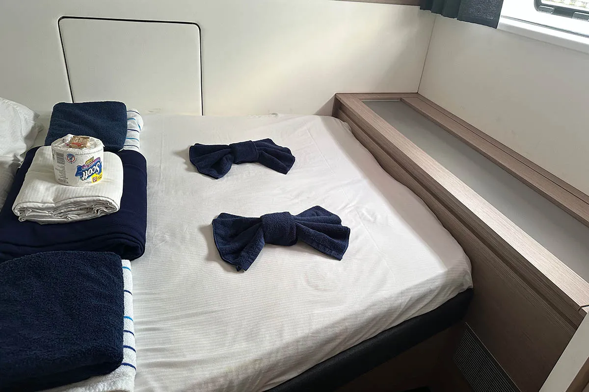 Endless Summer, a Fountaine Pajot Aura 51 catamaran at Road Town, British Virgin Islands