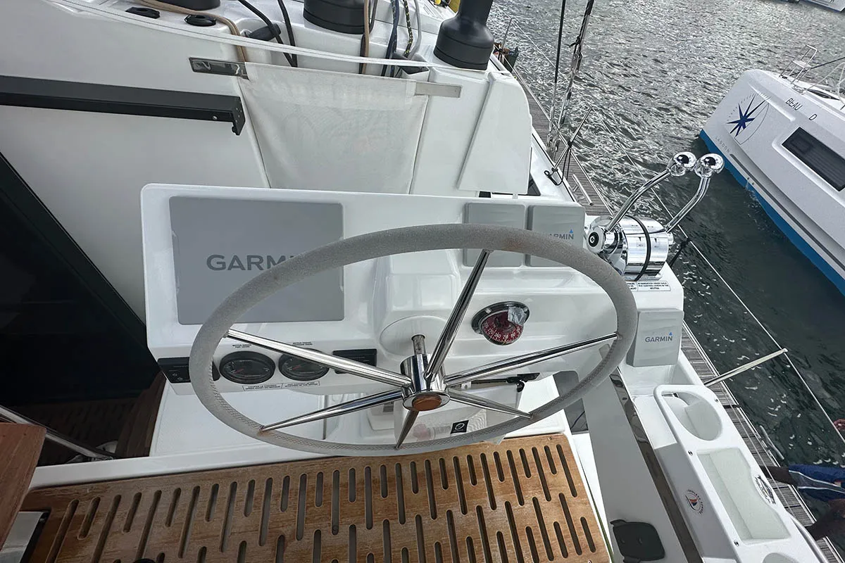 Endless Summer, a Fountaine Pajot Aura 51 catamaran at Road Town, British Virgin Islands