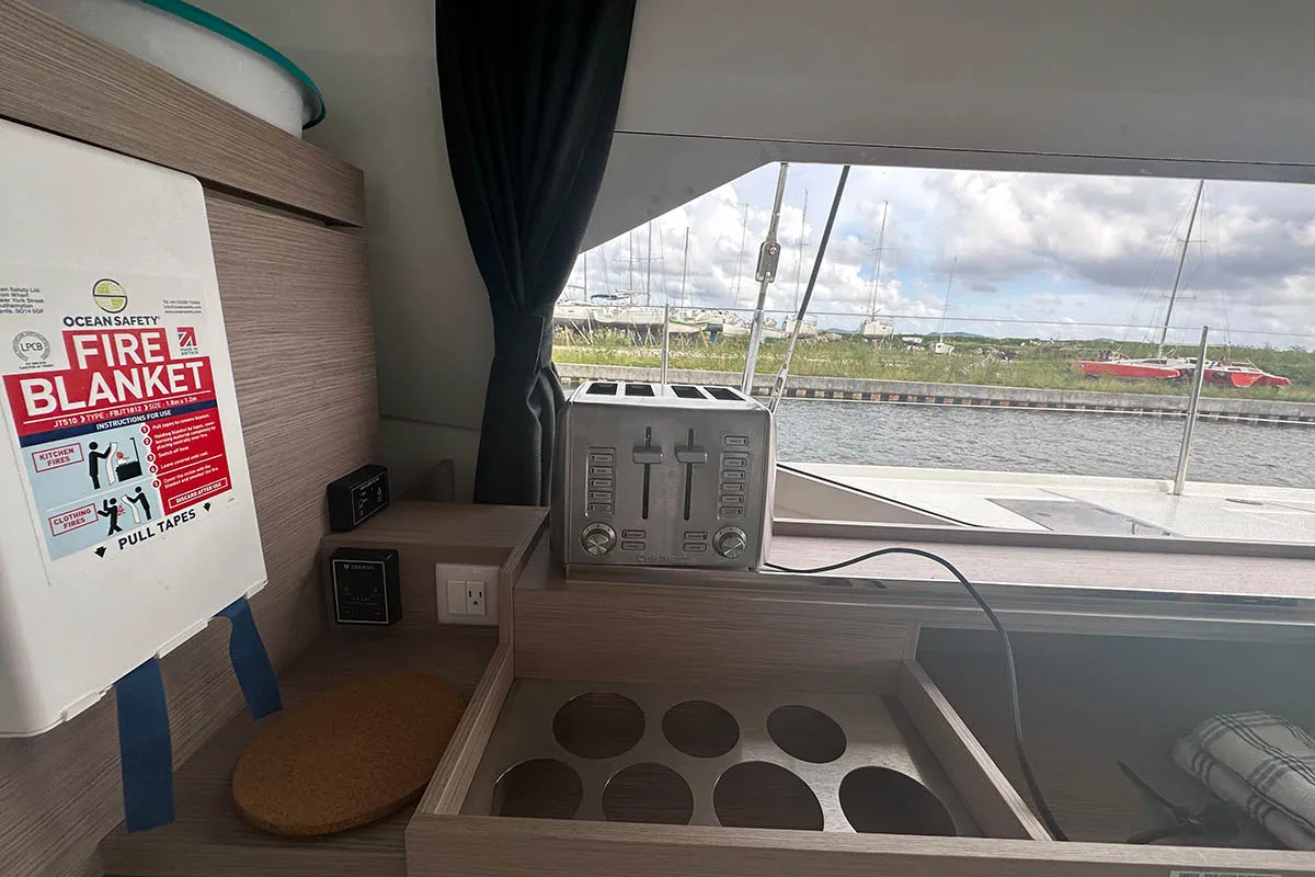 Endless Summer, a Fountaine Pajot Aura 51 catamaran at Road Town, British Virgin Islands