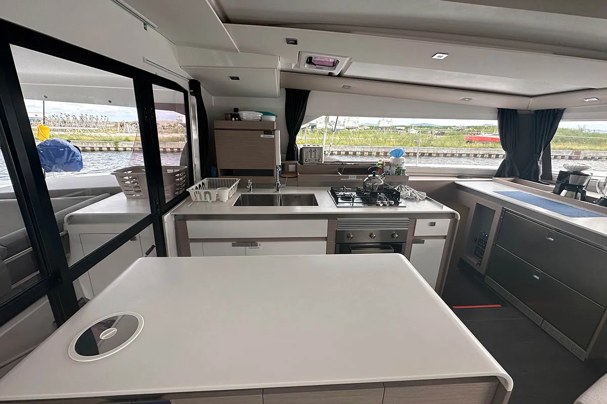 Endless Summer, a Fountaine Pajot Aura 51 catamaran at Road Town, British Virgin Islands