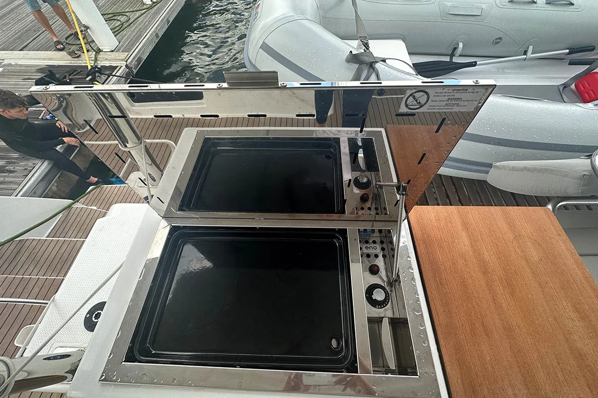 Endless Summer, a Fountaine Pajot Aura 51 catamaran at Road Town, British Virgin Islands