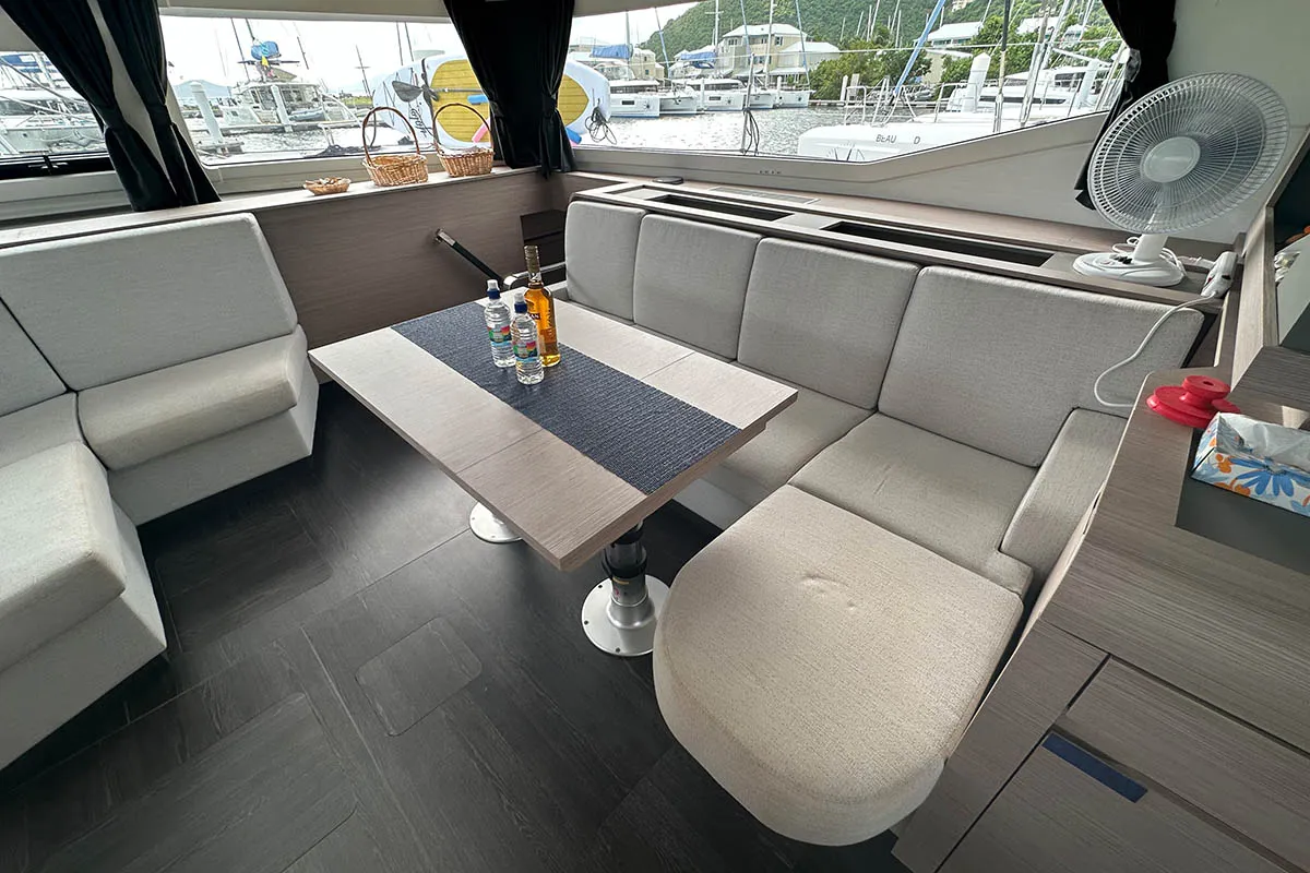 Endless Summer, a Fountaine Pajot Aura 51 catamaran at Road Town, British Virgin Islands
