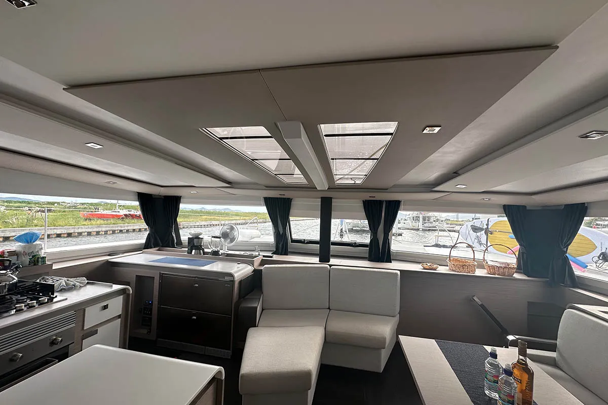 Endless Summer, a Fountaine Pajot Aura 51 catamaran at Road Town, British Virgin Islands