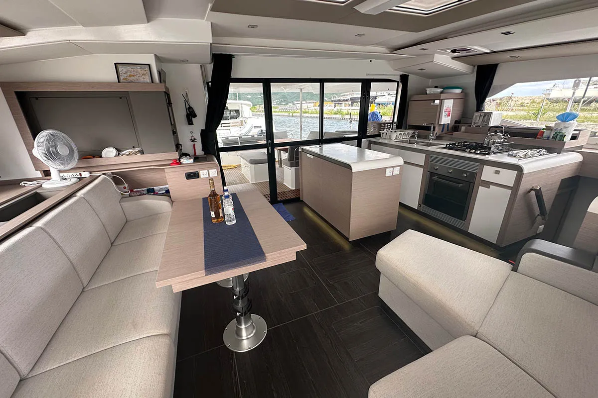 Endless Summer, a Fountaine Pajot Aura 51 catamaran at Road Town, British Virgin Islands