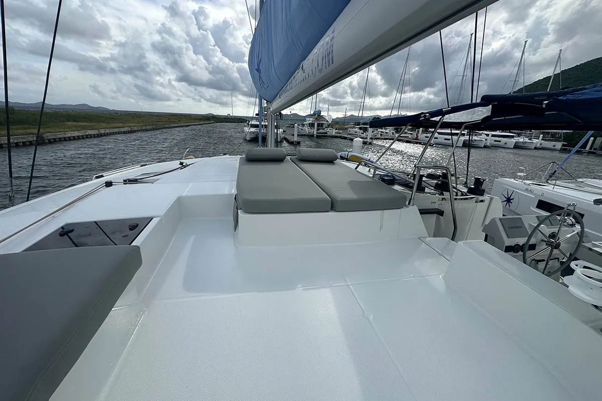 Endless Summer, a Fountaine Pajot Aura 51 catamaran at Road Town, British Virgin Islands