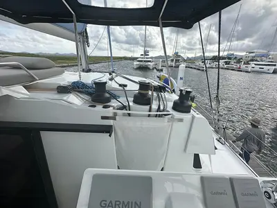 Endless Summer, a Fountaine Pajot Aura 51 catamaran at Road Town, British Virgin Islands