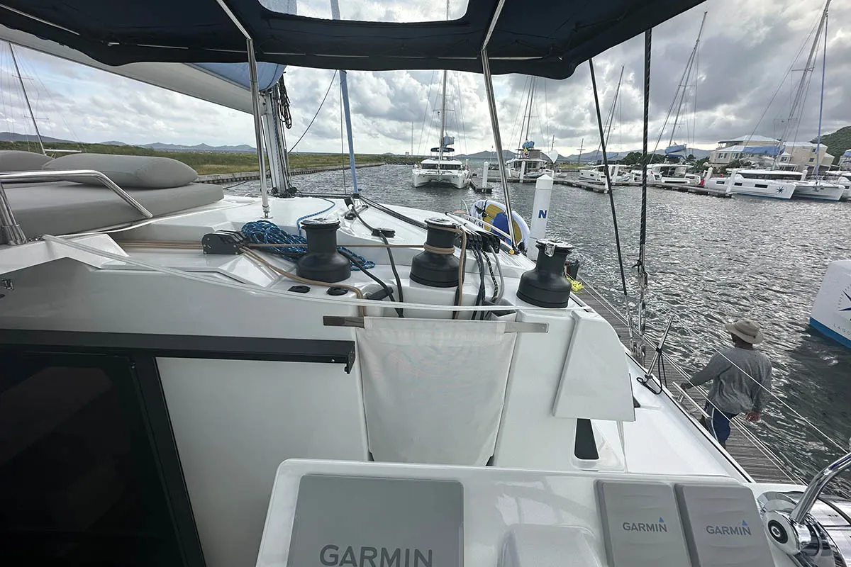 Endless Summer, a Fountaine Pajot Aura 51 catamaran at Road Town, British Virgin Islands