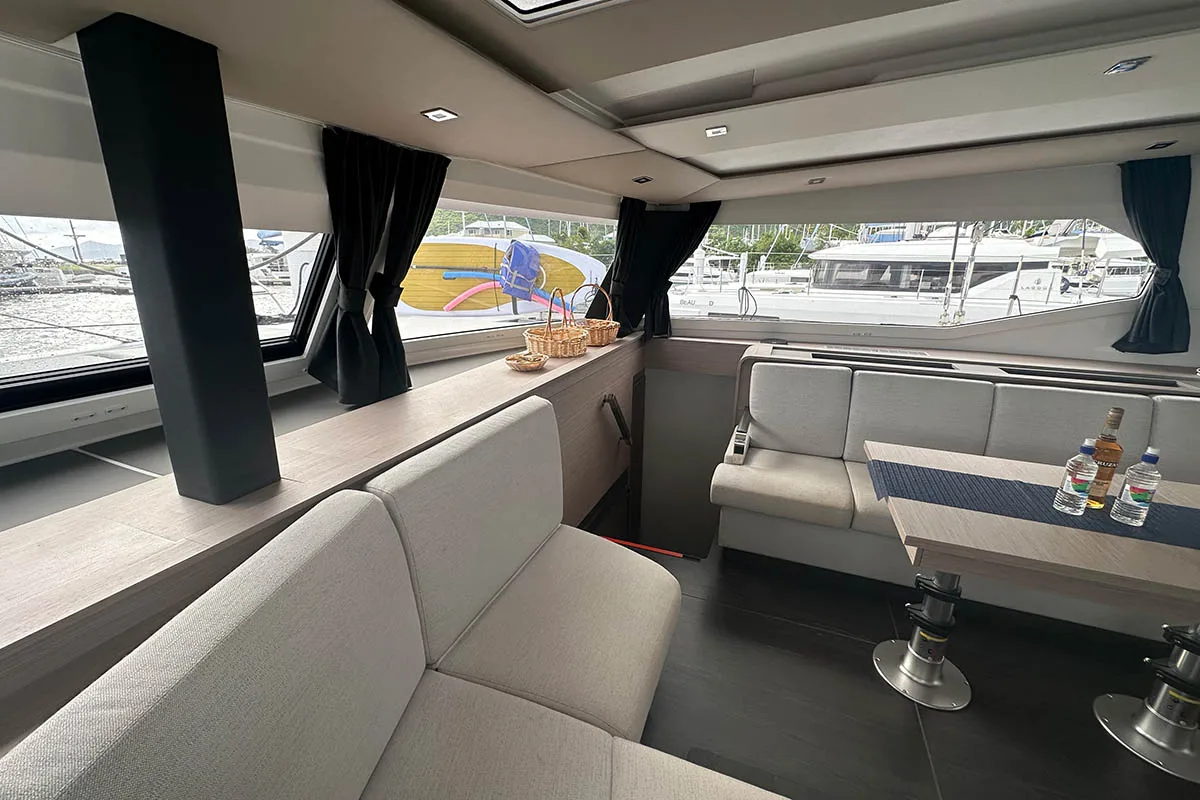 Endless Summer, a Fountaine Pajot Aura 51 catamaran at Road Town, British Virgin Islands