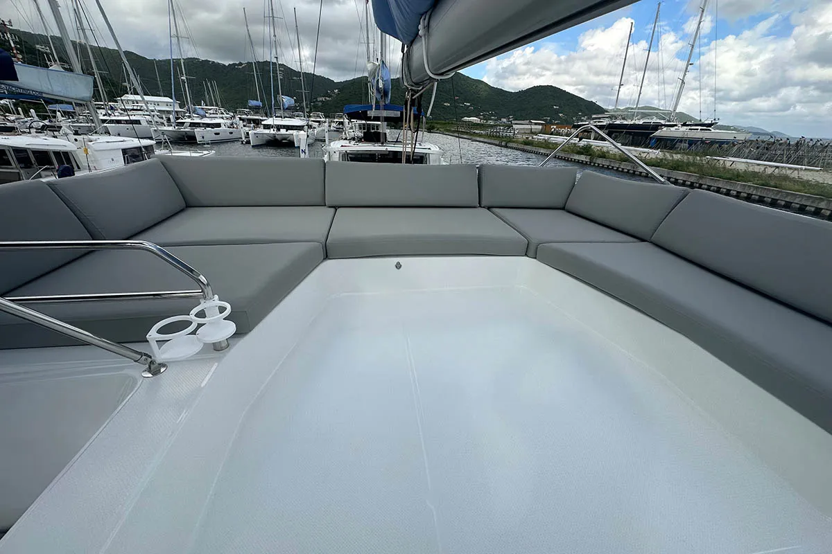 Endless Summer, a Fountaine Pajot Aura 51 catamaran at Road Town, British Virgin Islands