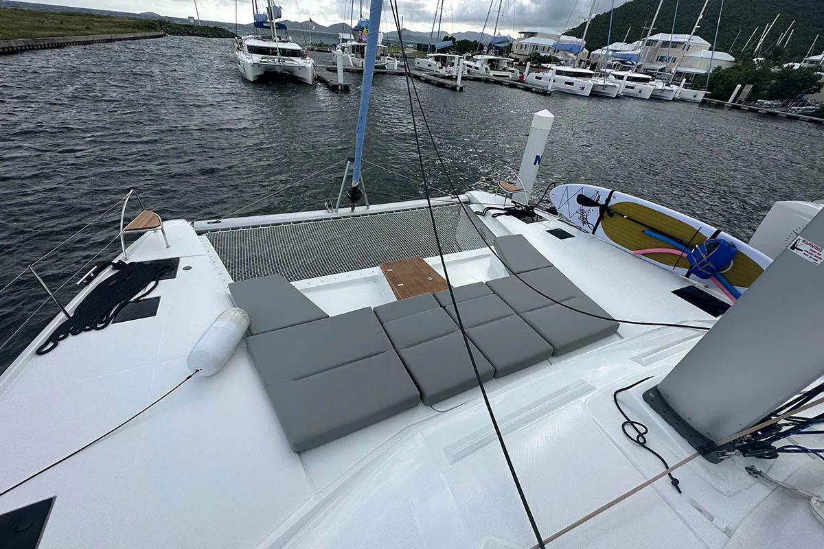 Endless Summer, a Fountaine Pajot Aura 51 catamaran at Road Town, British Virgin Islands