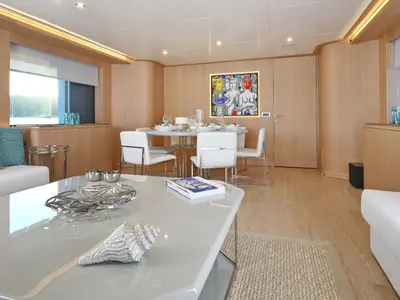 Ukiel, a Aegean Explorer M26 motor yacht at Olbia, Italy