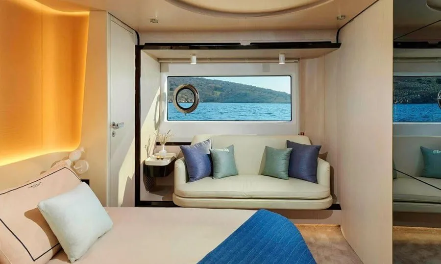 Head on OMR Group, a Azimut 78 Fly motor yacht at Podstrana - Miljevac, Croatia
