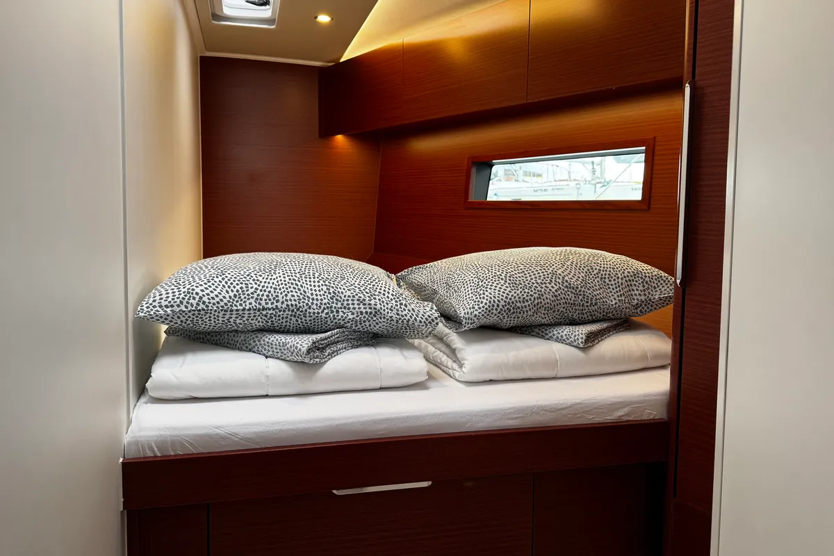 Cabin on Venus, a Hanse 460 sailboat at Grad Biograd na Moru, Croatia