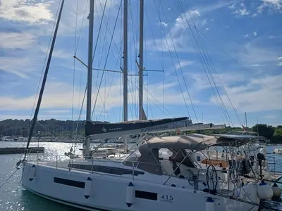 Thalassa Nova, a Jeanneau Sun Odyssey 415 sailboat at Split, Croatia