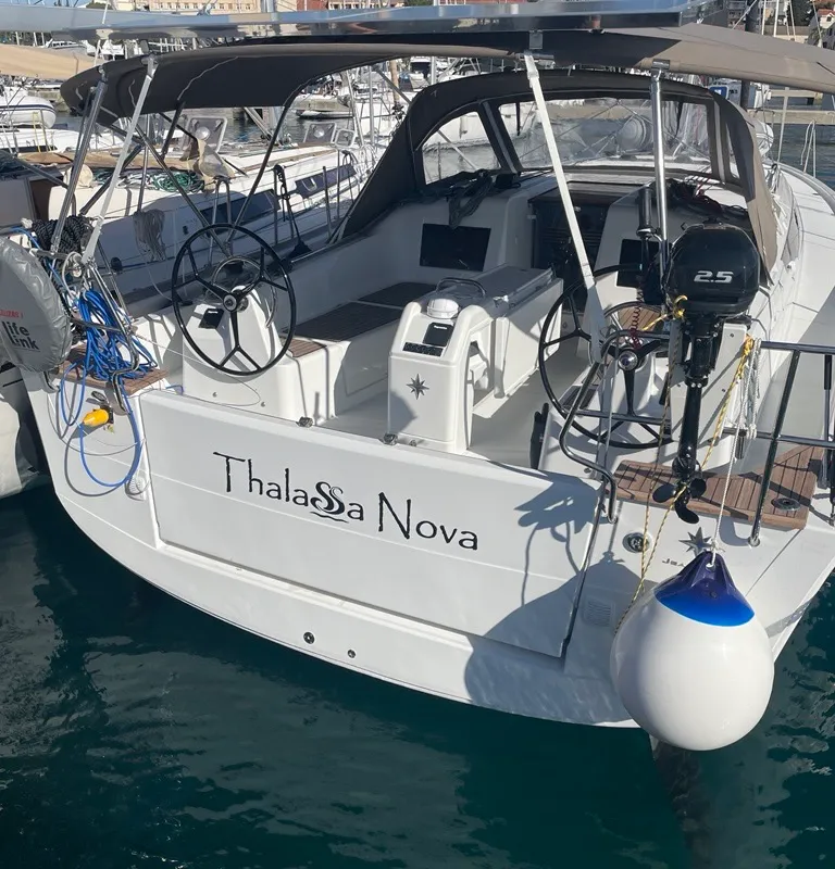 Thalassa Nova, a Jeanneau Sun Odyssey 415 sailboat at Split, Croatia