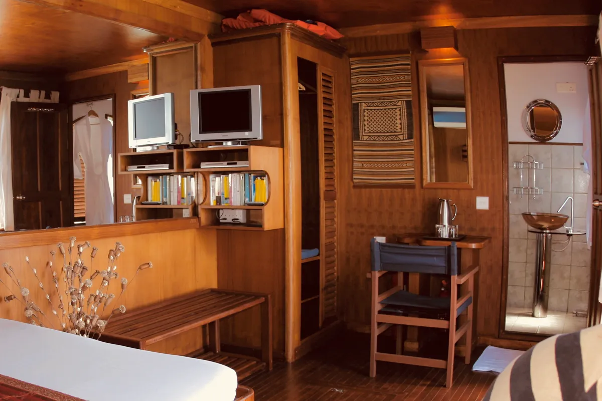 Cabin on Stella 2, a Gulet Wooden motor yacht sailboat at Malé, Maldives
