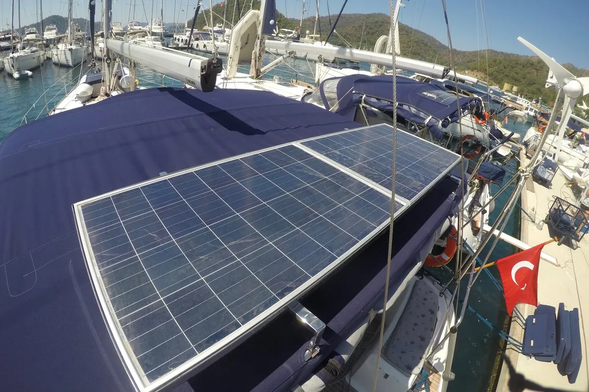 Yilki, a Bavaria 43 Cruiser sailboat at Fethiye, Turkey