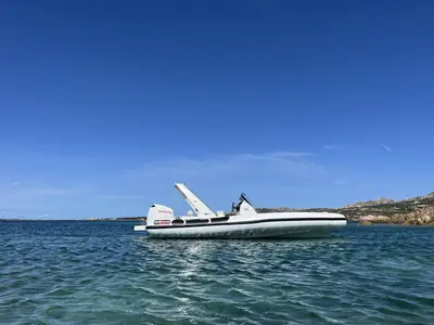 NN, a Altamarea Wave 23 Sport RIB at Cannigione, Italy