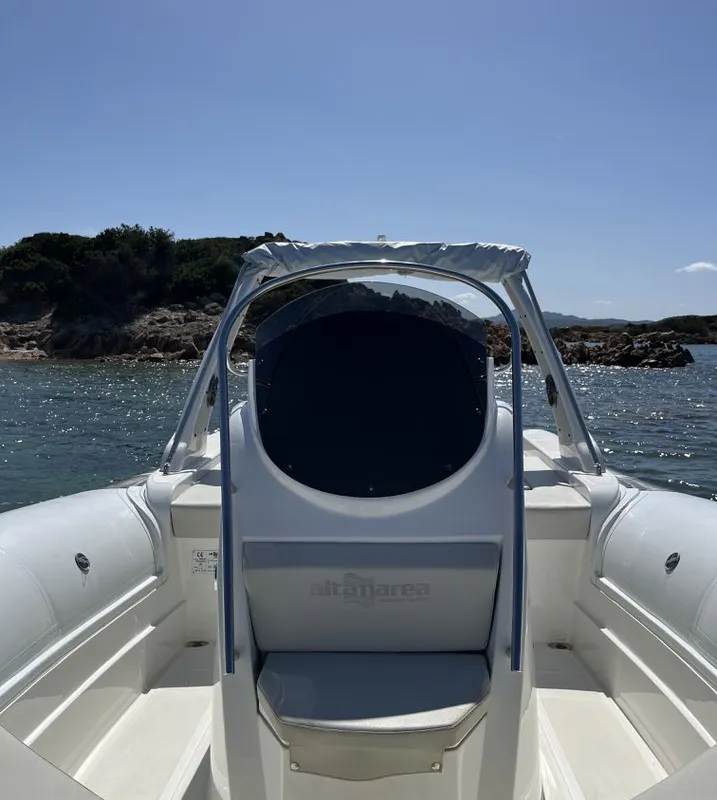 NN, a Altamarea Wave 23 Sport RIB at Cannigione, Italy