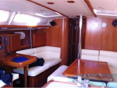 Penelope K, a Jeanneau Sun Odyssey 43 sailboat at Athens, Greece