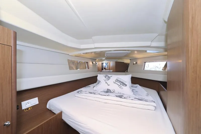 Cabin on Dalmatinka, a Beneteau Oceanis 41.1 sailboat at Grad Biograd na Moru, Croatia