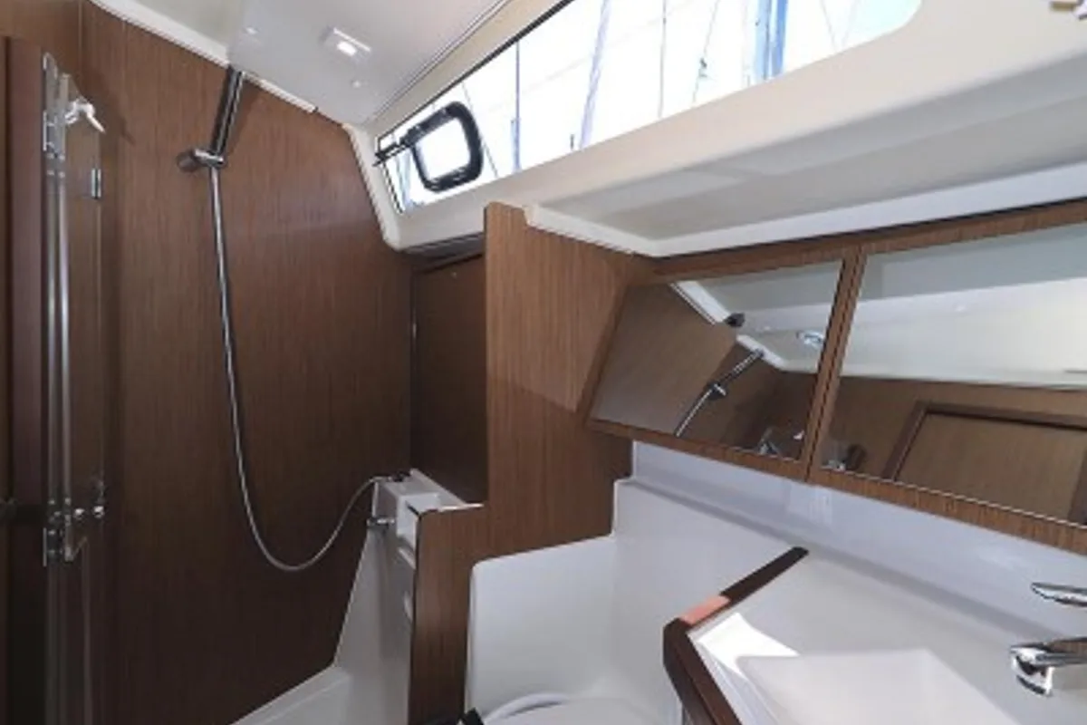 Head on Dalmatinka, a Beneteau Oceanis 41.1 sailboat at Grad Biograd na Moru, Croatia