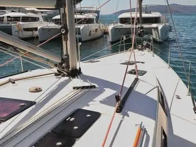 Star Isabella , a Bavaria Cruiser 50 sailboat at Punat, Croatia