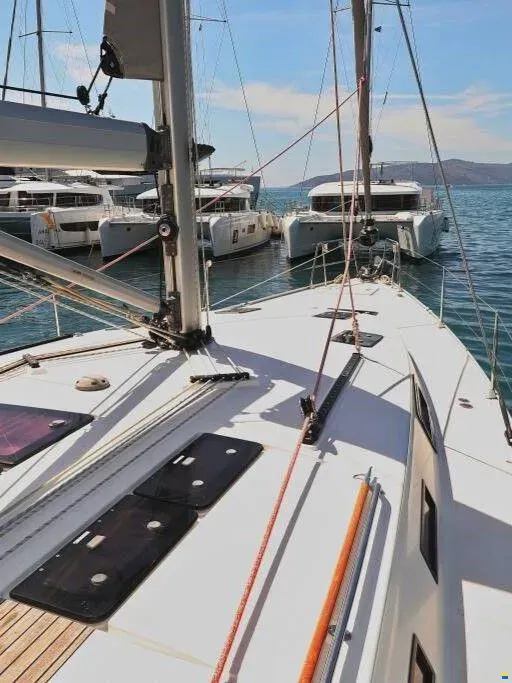 Star Isabella , a Bavaria Cruiser 50 sailboat at Punat, Croatia