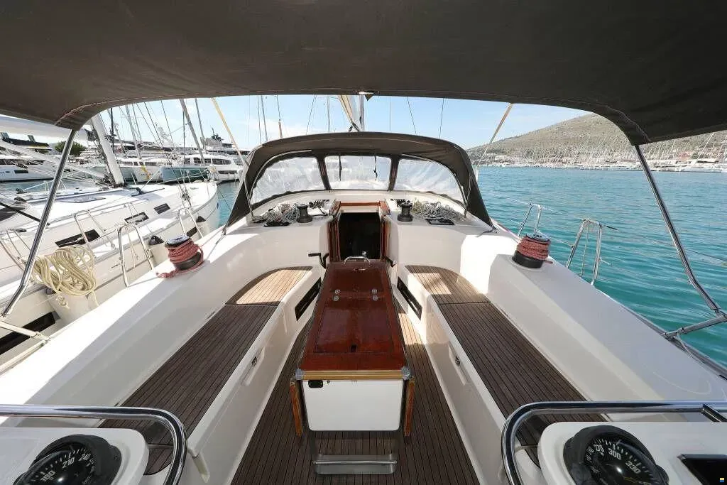 Star Isabella , a Bavaria Cruiser 50 sailboat at Punat, Croatia