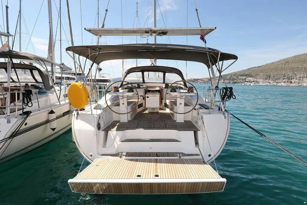 Star Isabella , a Bavaria Cruiser 50 sailboat at Punat, Croatia