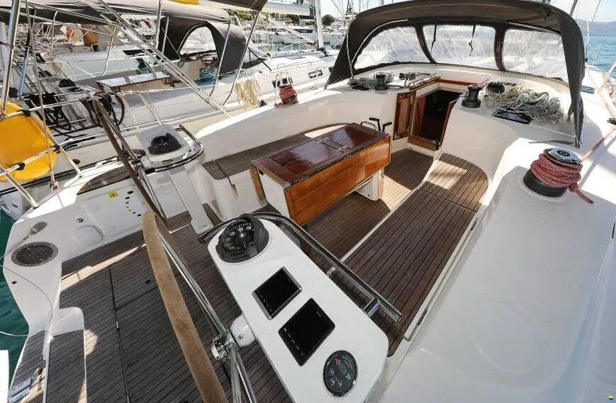 Star Isabella , a Bavaria Cruiser 50 sailboat at Punat, Croatia