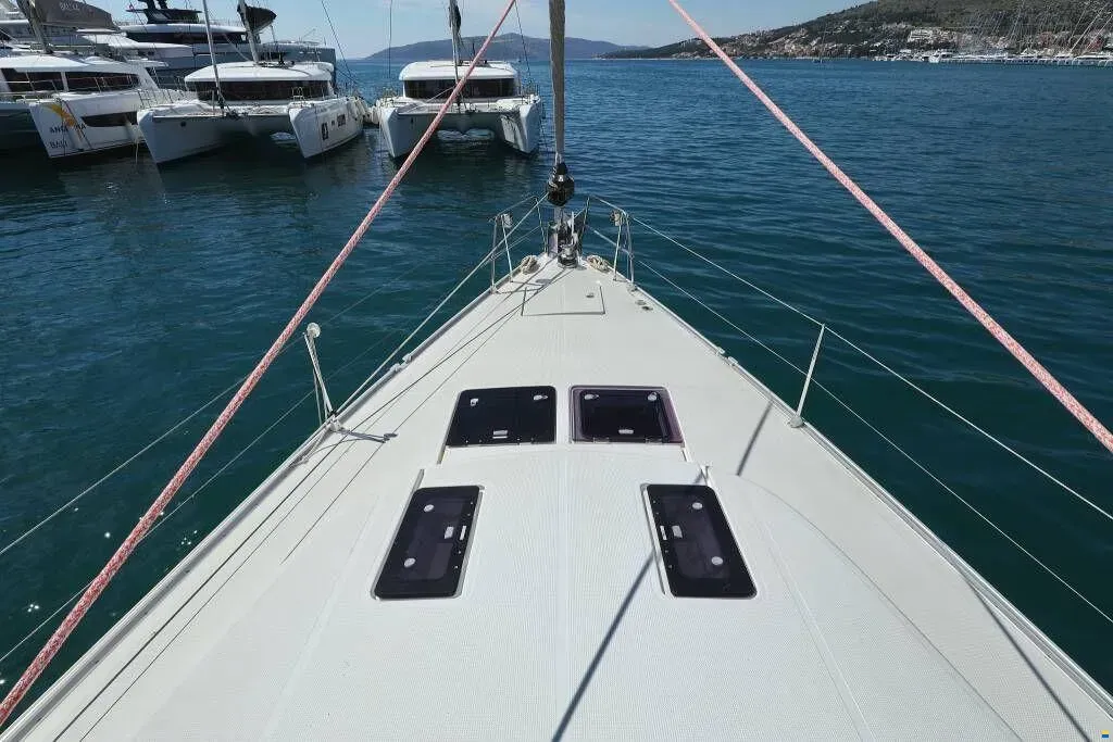 Star Isabella , a Bavaria Cruiser 50 sailboat at Punat, Croatia