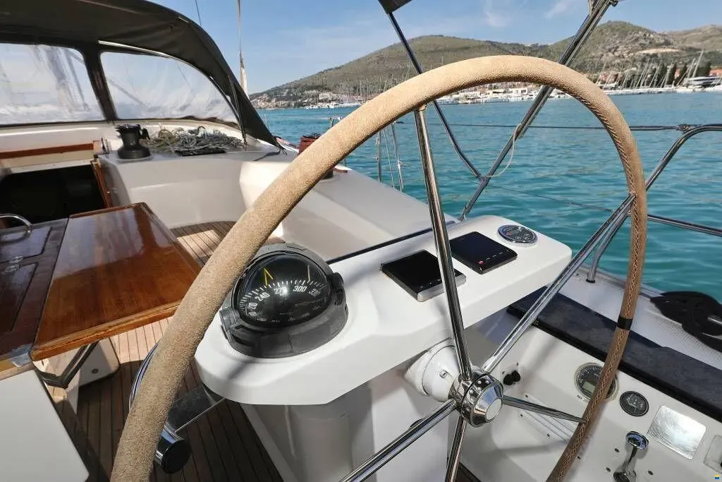 Star Isabella , a Bavaria Cruiser 50 sailboat at Punat, Croatia