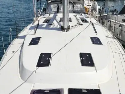 Star Isabella , a Bavaria Cruiser 50 sailboat at Punat, Croatia